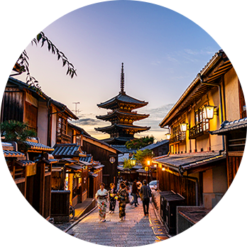 EX旅先予約のイメージ　観光地の写真